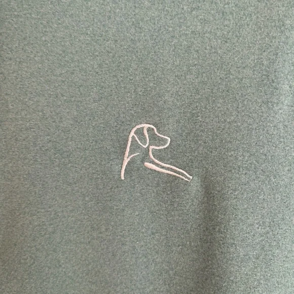 Rhoback Women’s Green Quarter-Zip Pullover Medium - Picture 3 of 5